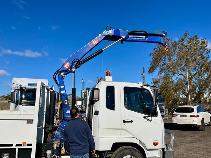 2016 Fuso Fk600 Ftd Tipper Crane Pm Only43 Hours $82000+Gst WHITE