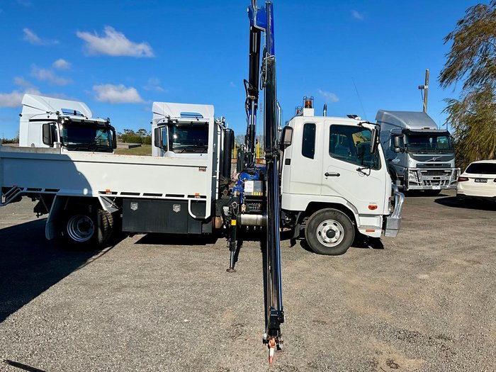 2016 Fuso Fk600 Ftd Tipper Crane Pm Only43 Hours $82000+Gst WHITE