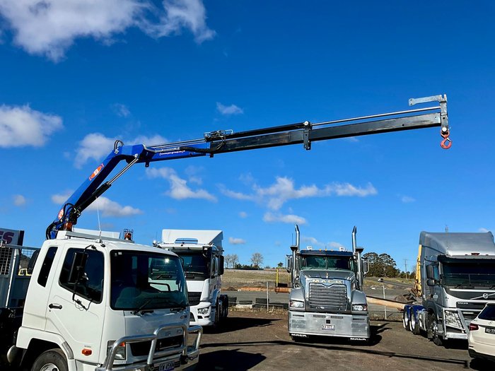 2016 Fuso Fk600 Ftd Tipper Crane Pm Only43 Hours $82000+Gst WHITE