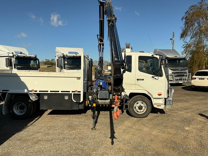2016 Fuso Fk600 Ftd Tipper Crane Pm Only43 Hours $82000+Gst WHITE