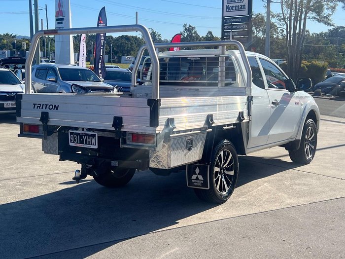 2018 Mitsubishi Triton GLX MQ MY18 4X4 Dual Range White