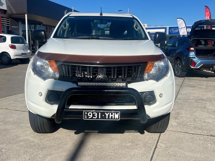 2018 Mitsubishi Triton GLX MQ MY18 4X4 Dual Range White