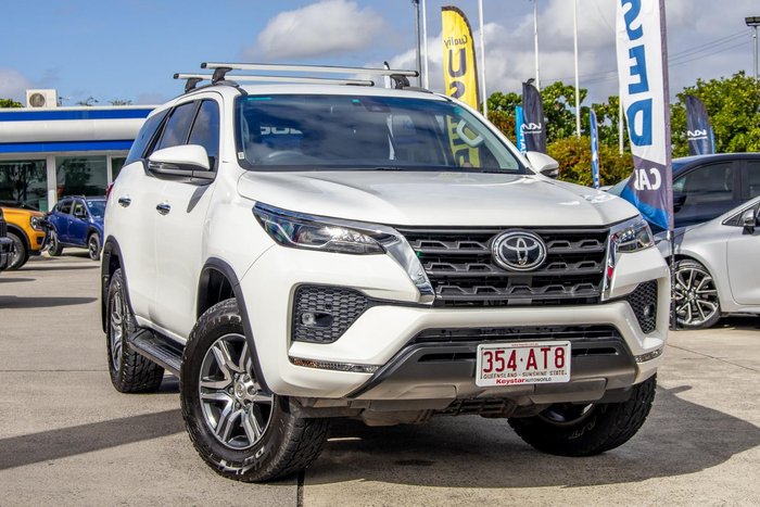 2020 Toyota Fortuner GXL GUN156R 4X4 Dual Range Glacier White