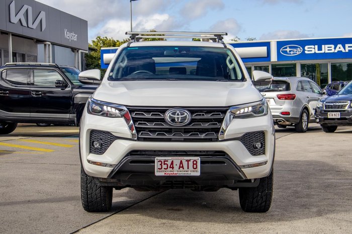2020 Toyota Fortuner GXL GUN156R 4X4 Dual Range Glacier White
