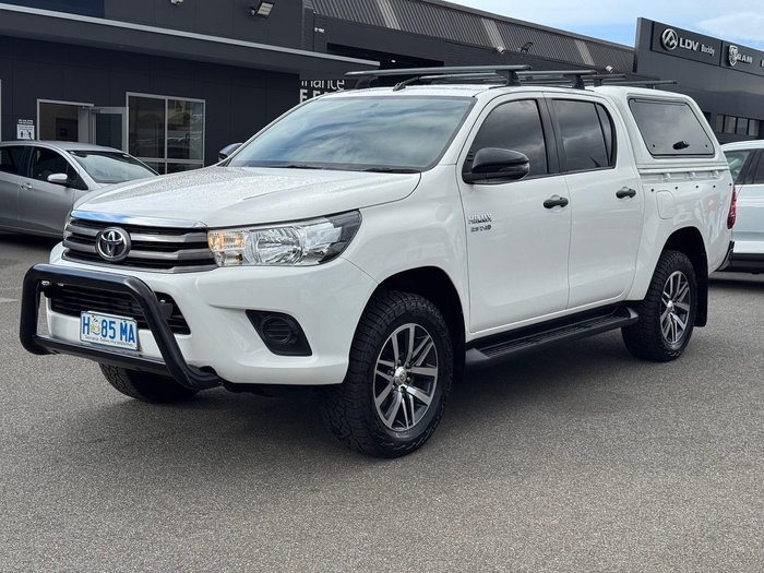 2018 Toyota Hilux SR GUN126R 4X4 Dual Range Glacier White