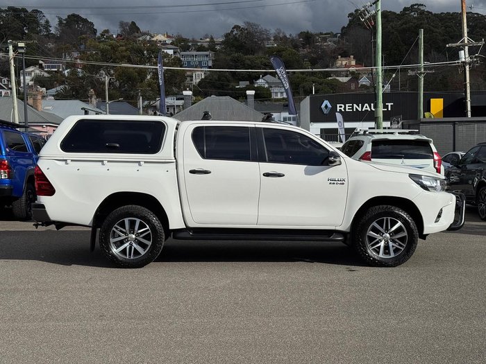 2018 Toyota Hilux SR GUN126R 4X4 Dual Range Glacier White