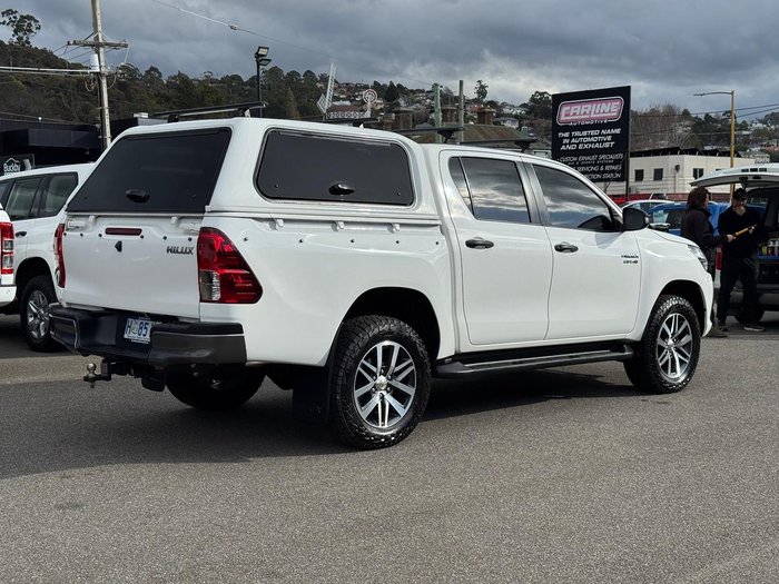 2018 Toyota Hilux SR GUN126R 4X4 Dual Range Glacier White