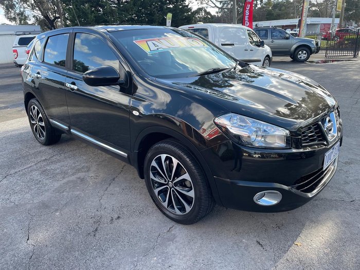 2012 Nissan Dualis Ti J10 Series 3 MY12 Pearl Black