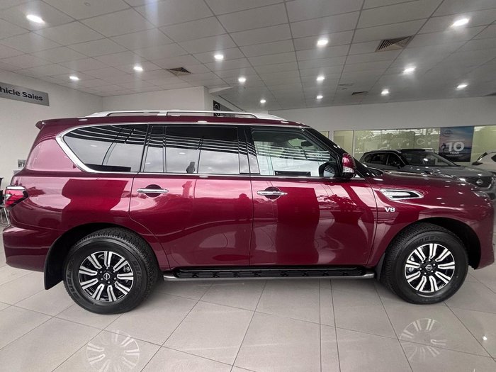 2025 Nissan Patrol Ti-L Y62 MY25 4X4 Dual Range Desert Red