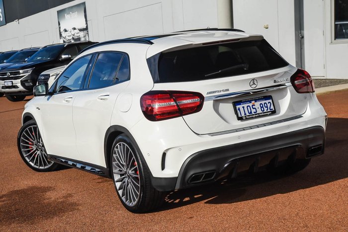 2018 Mercedes-Benz GLA-Class GLA45 AMG X156 Four Wheel Drive Polar White
