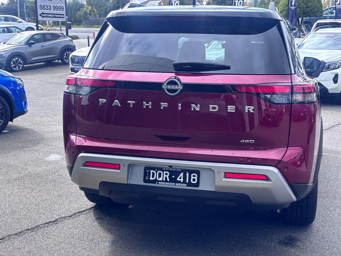 2024 Nissan Pathfinder Ti-L R53 MY24 4X4 On Demand Scarlet Ember/Super Black