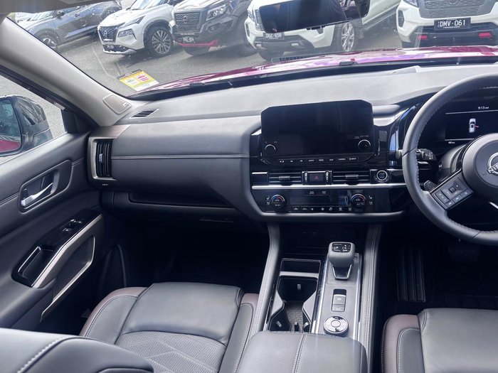 2024 Nissan Pathfinder Ti-L R53 MY24 4X4 On Demand Scarlet Ember/Super Black