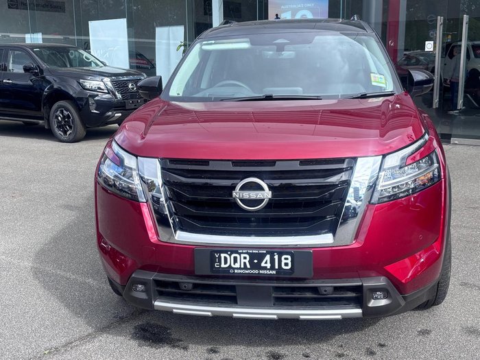 2024 Nissan Pathfinder Ti-L R53 MY24 4X4 On Demand Scarlet Ember/Super Black