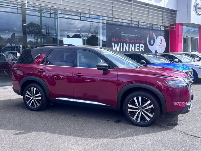 2024 Nissan Pathfinder Ti-L R53 MY24 4X4 On Demand Scarlet Ember/Super Black