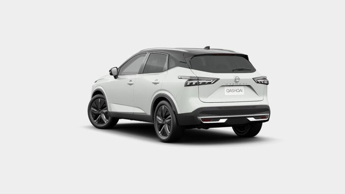2025 Nissan QASHQAI Ti J12 MY25 Pearl White with Onyx Black Roof