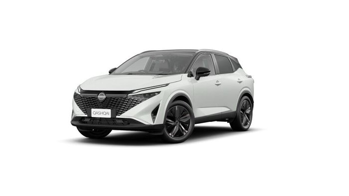2025 Nissan QASHQAI Ti J12 MY25 Pearl White with Onyx Black Roof