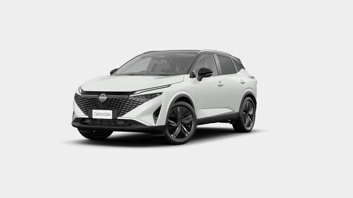 2025 Nissan QASHQAI Ti J12 MY25 Pearl White with Onyx Black Roof