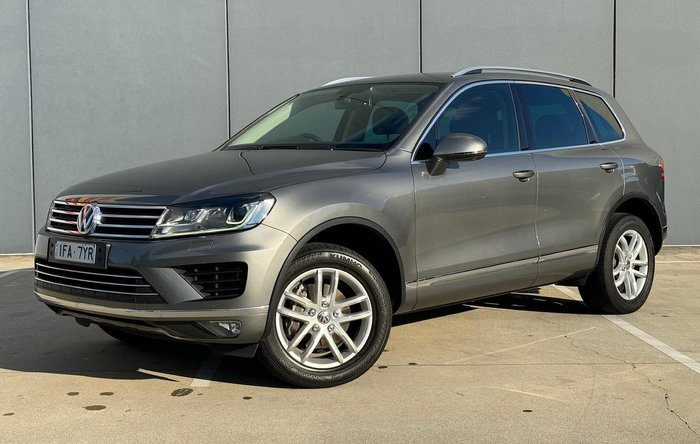 2015 Volkswagen Touareg V6 TDI 7P MY16 Four Wheel Drive Canyon Grey