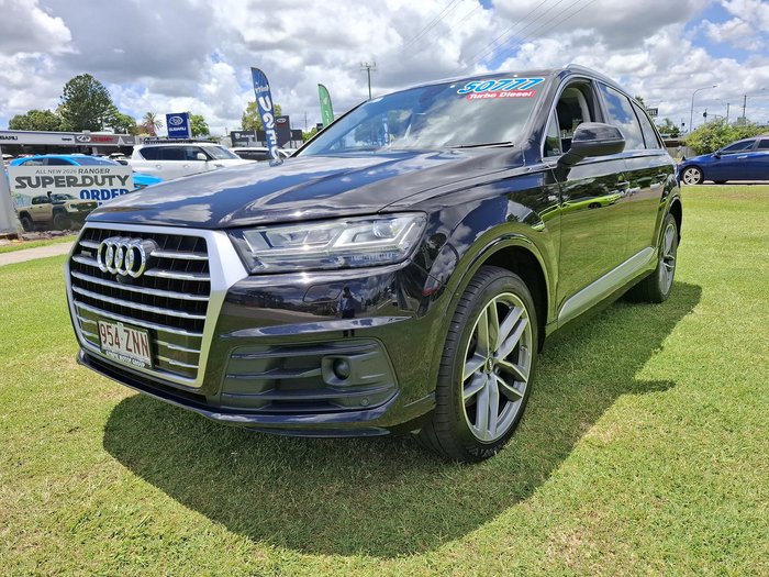 2019 Audi Q7 50 TDI 4M MY19 Four Wheel Drive Orca Black