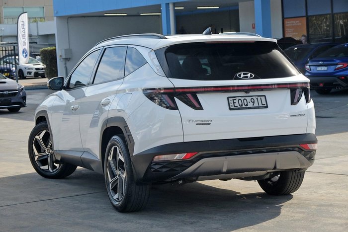 2021 Hyundai Tucson Highlander NX4.V1 MY22 AWD White Cream