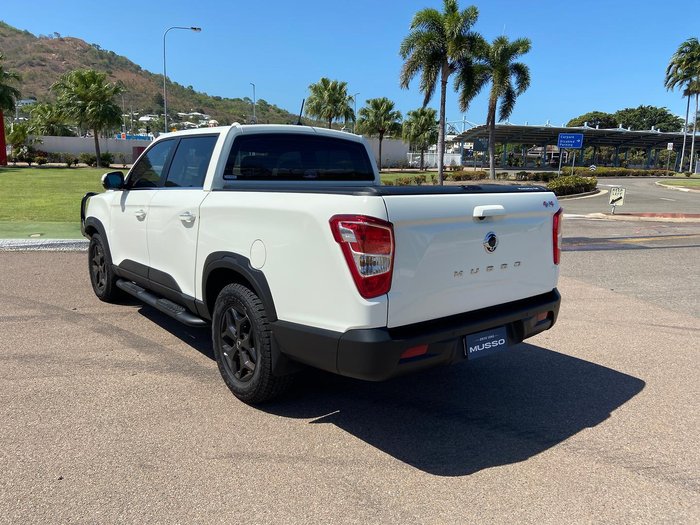 2024 SsangYong Musso Ultimate Luxury Q261 MY24 4X4 Dual Range Grand White