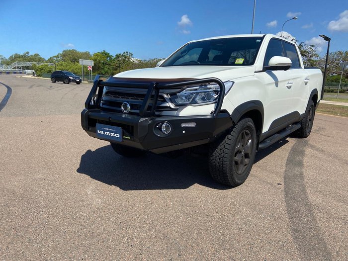 2024 SsangYong Musso Ultimate Luxury Q261 MY24 4X4 Dual Range Grand White