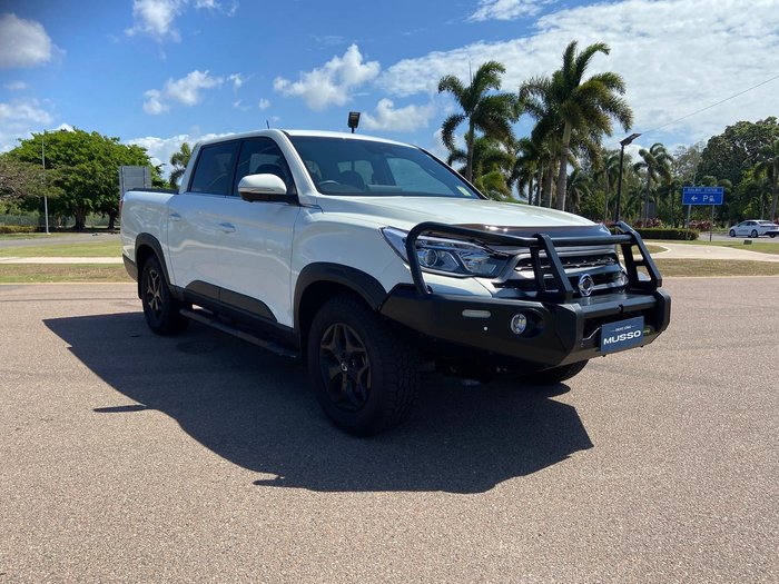 2024 SsangYong Musso Ultimate Luxury Q261 MY24 4X4 Dual Range Grand White