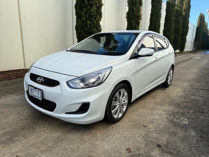 2018 Hyundai Accent Sport RB6 MY18 Chalk White