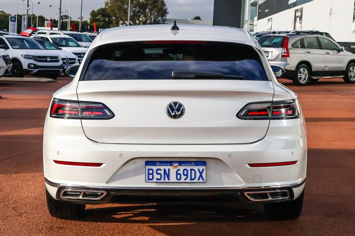 2022 Volkswagen Arteon 206TSI R-Line 3H MY22 Four Wheel Drive Oryx White Pearl