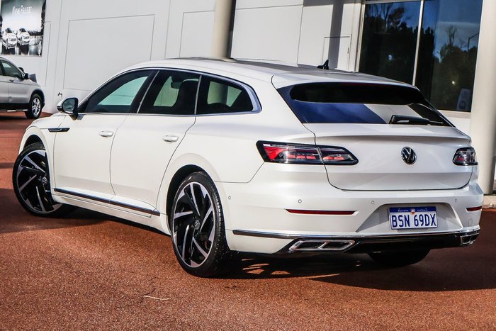 2022 Volkswagen Arteon 206TSI R-Line 3H MY22 Four Wheel Drive Oryx White Pearl