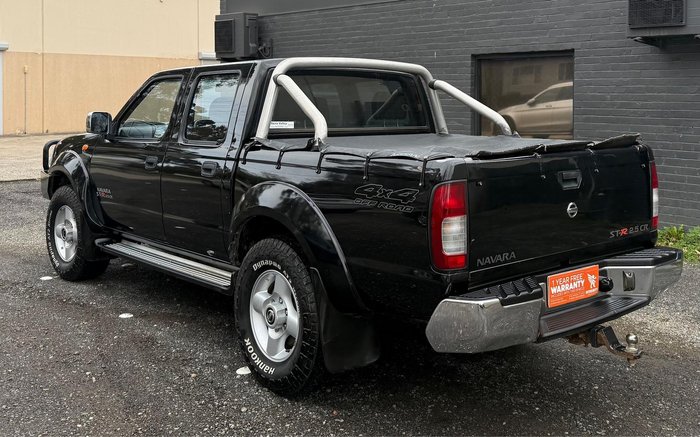 2011 Nissan Navara ST-R D22 MY10 4X4 Midnight Black
