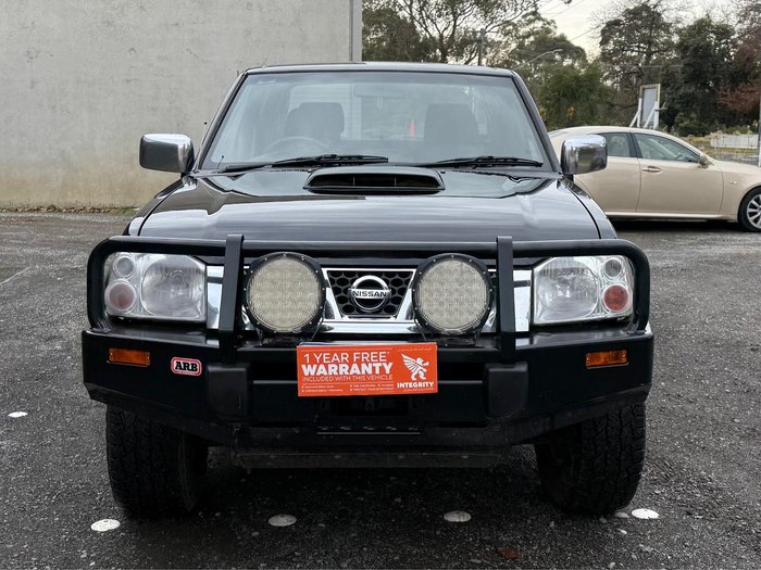 2011 Nissan Navara ST-R D22 MY10 4X4 Midnight Black