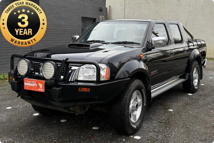 2011 Nissan Navara ST-R D22 MY10 4X4 Black