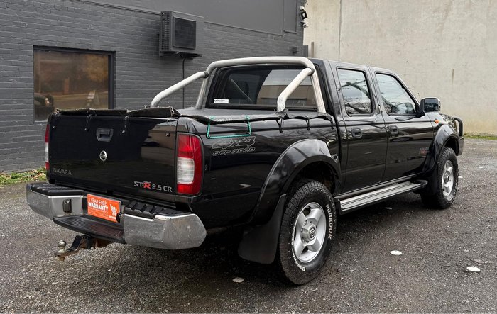 2011 Nissan Navara ST-R D22 MY10 4X4 Midnight Black