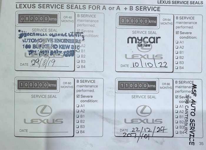 2004 Lexus RX 330 Sports MCU38R 4X4 Constant Classic Black