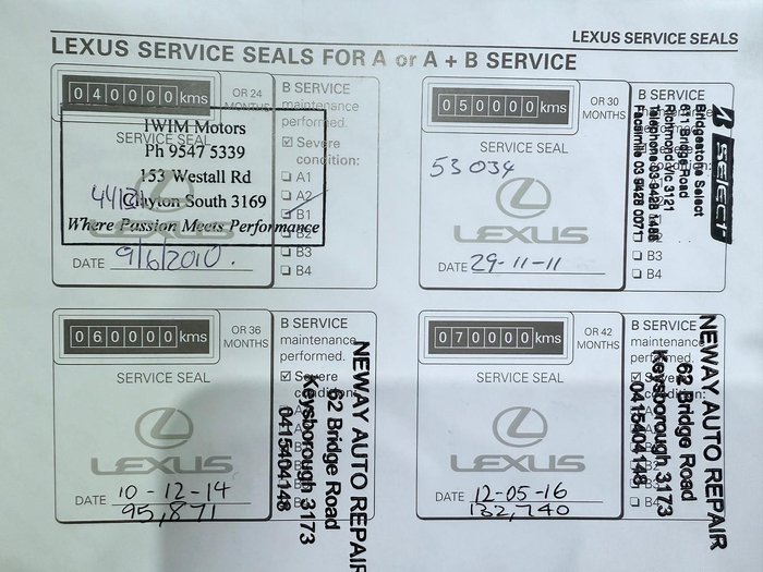 2004 Lexus RX 330 Sports MCU38R 4X4 Constant Classic Black