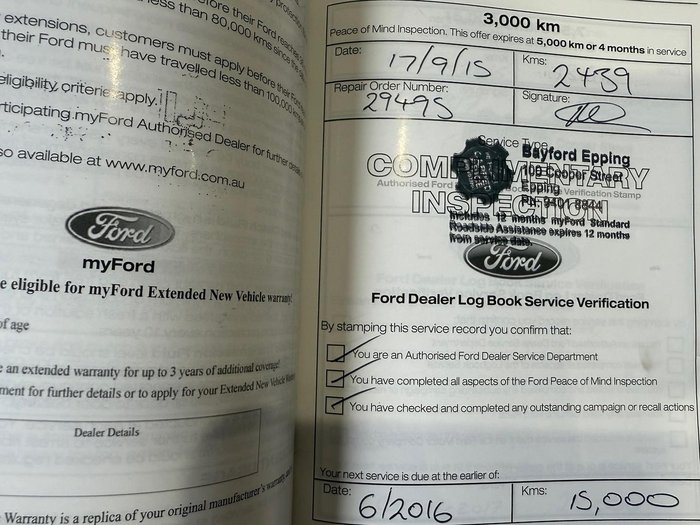 2015 Ford EcoSport Trend BK Kinetic