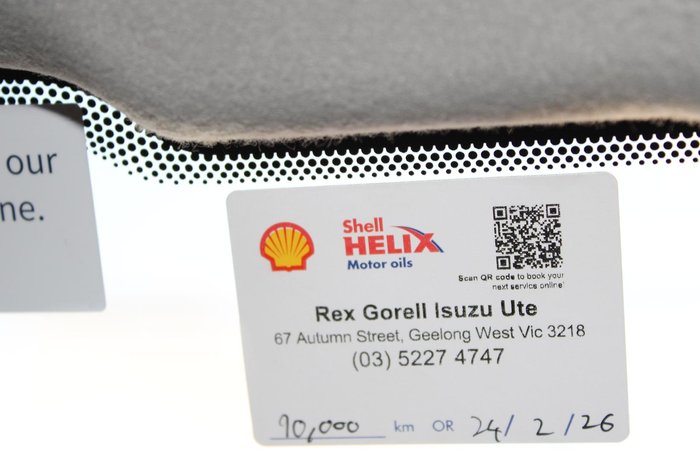2020 Isuzu D-MAX SX High Ride MY21 4x2 Mineral White