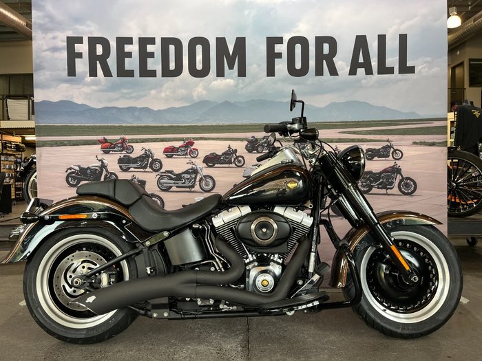 2013 Harley-davidson FLSTFB FAT BOY LO 110th ANN BRONZE / ANV BLACK