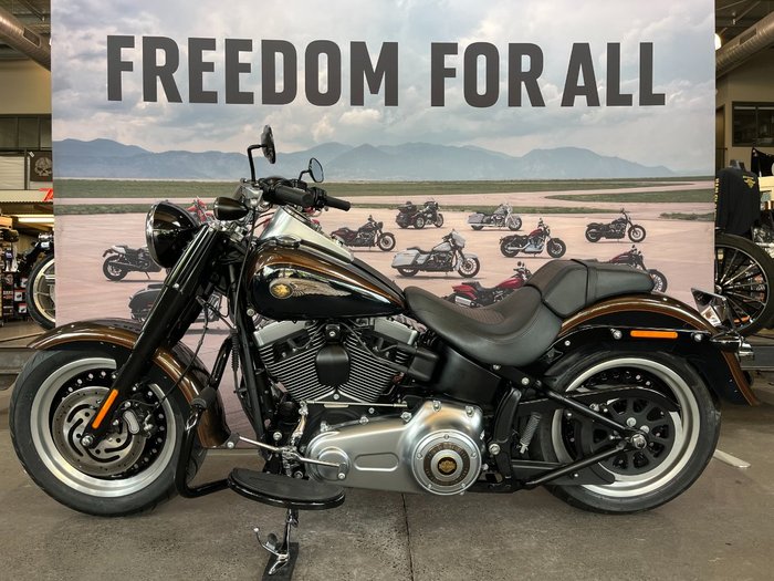 2013 Harley-davidson FLSTFB FAT BOY LO 110th ANN BRONZE / ANV BLACK