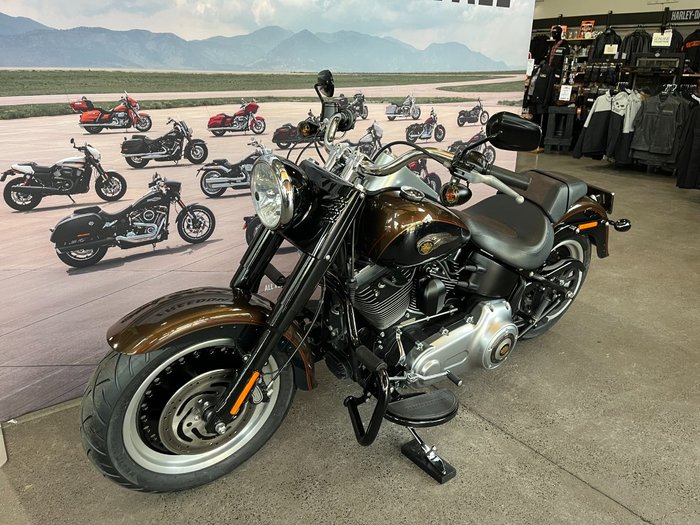 2013 Harley-davidson FLSTFB FAT BOY LO 110th ANN BRONZE / ANV BLACK