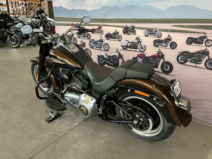 2013 Harley-davidson FLSTFB FAT BOY LO 110th ANN BRONZE / ANV BLACK