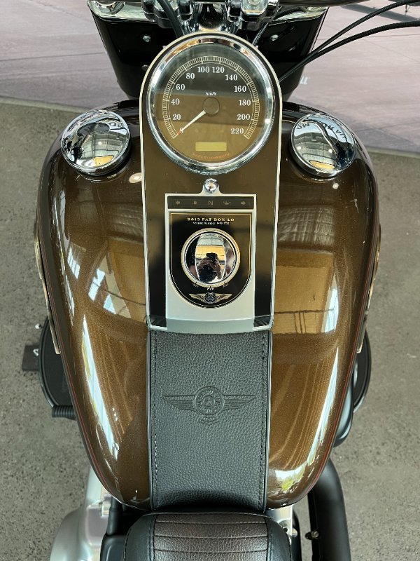 2013 Harley-davidson FLSTFB FAT BOY LO 110th ANN BRONZE / ANV BLACK