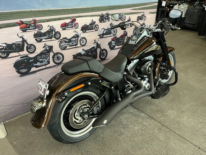 2013 Harley-davidson FLSTFB FAT BOY LO 110th ANN BRONZE / ANV BLACK