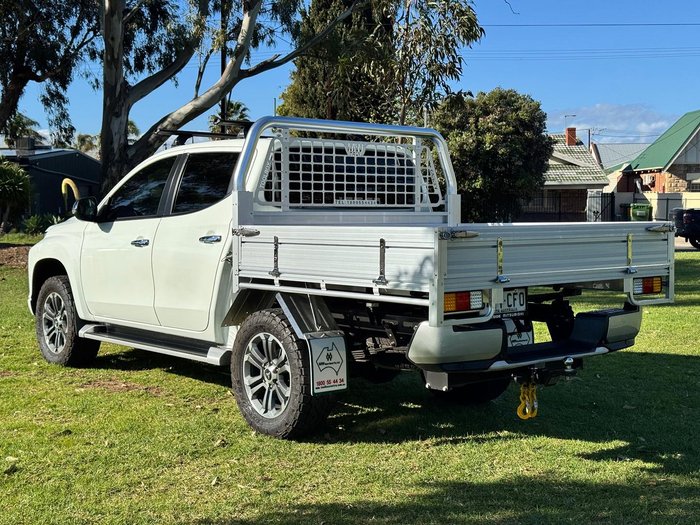 2019 Mitsubishi Triton GLS Premium MR MY20 4X4 Dual Range White