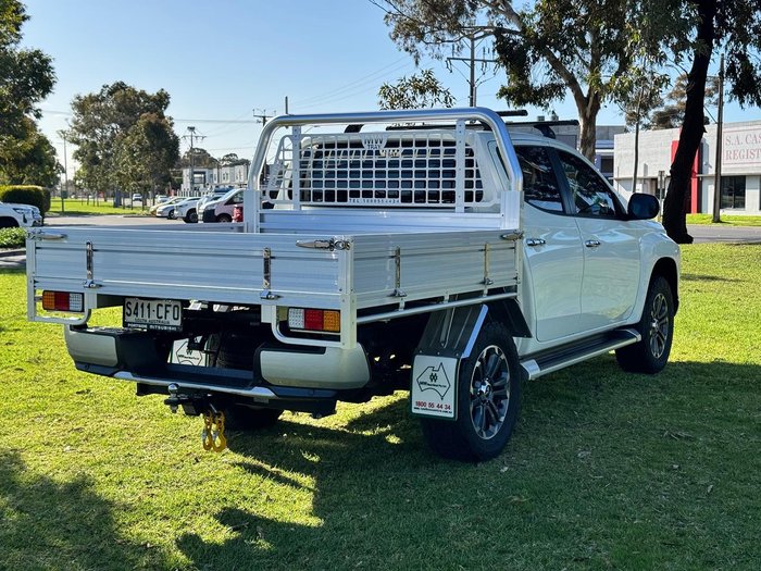 2019 Mitsubishi Triton GLS Premium MR MY20 4X4 Dual Range White