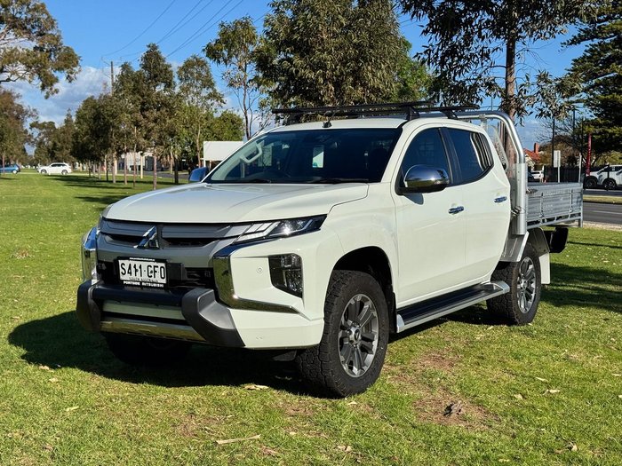 2019 Mitsubishi Triton GLS Premium MR MY20 4X4 Dual Range White
