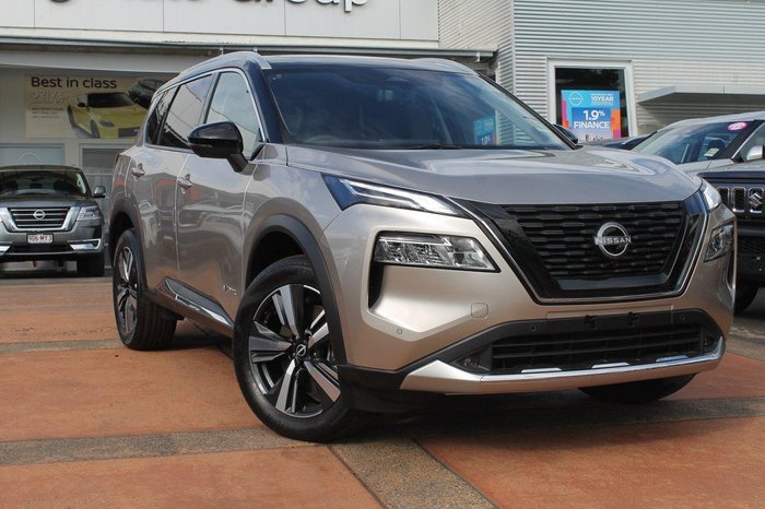 2025 Nissan X-TRAIL Ti e-POWER T33 MY25 Four Wheel Drive Champagne Silver/Black Roof