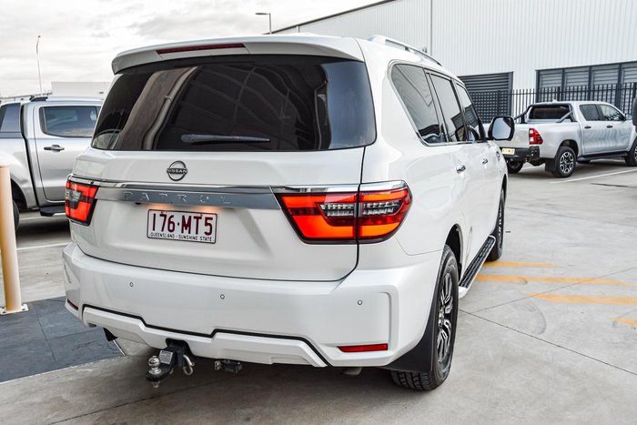 2022 Nissan Patrol Ti-L Y62 MY22 4X4 Dual Range Moonstone White
