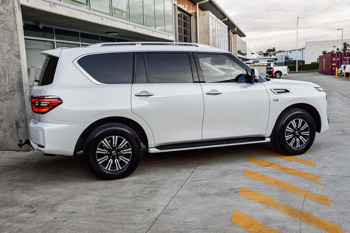 2022 Nissan Patrol Ti-L Y62 MY22 4X4 Dual Range Moonstone White